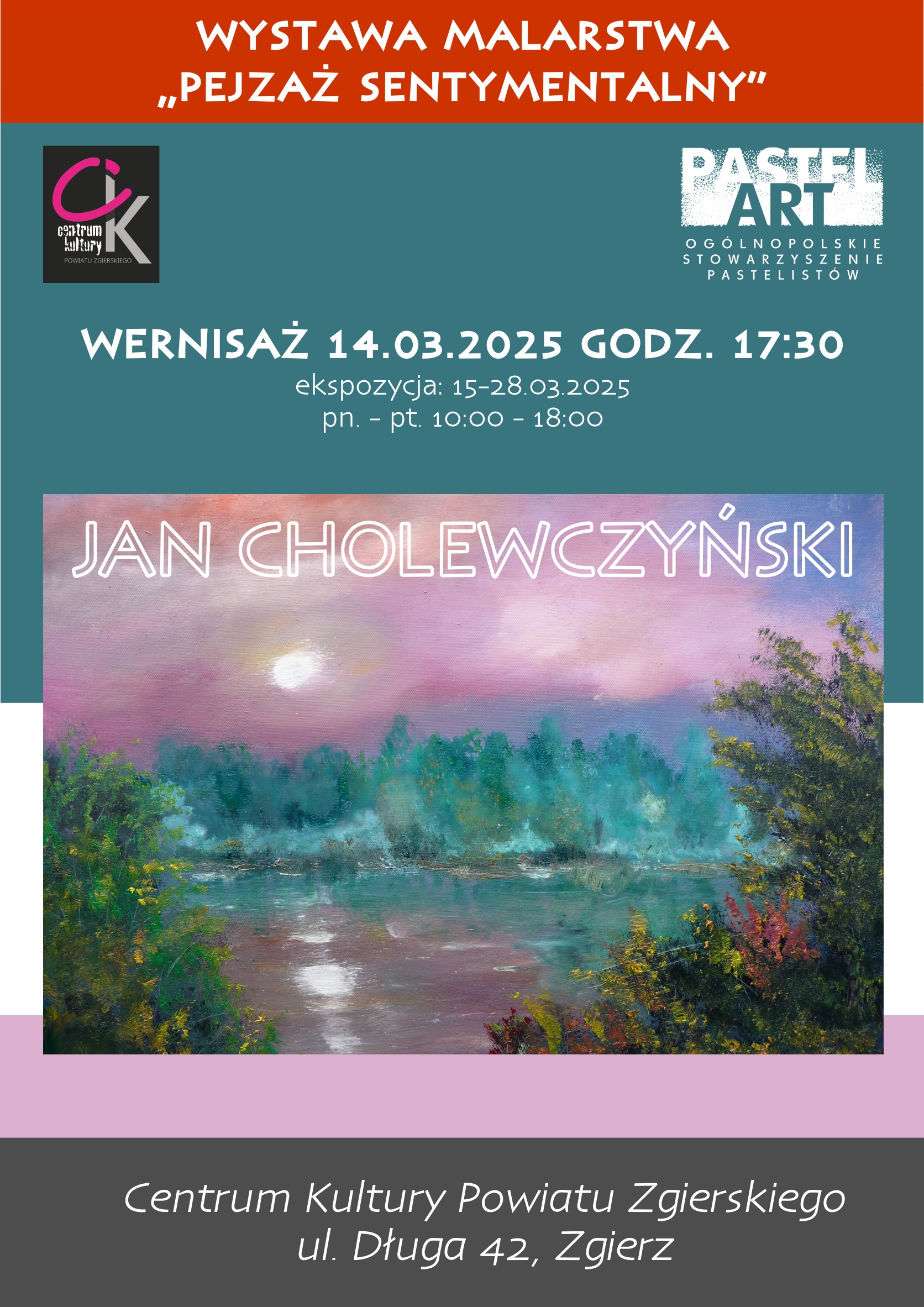 Plakat zapowiadający wystawę