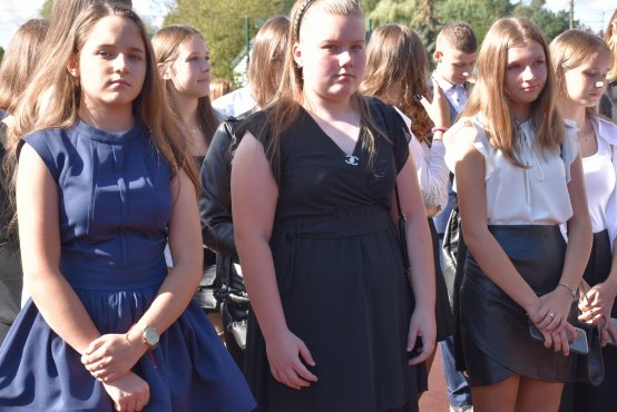 Rozpoczęcie nowego roku szkolnego w I LO w Ozorkowie.