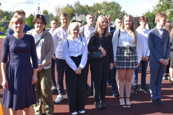Rozpoczęcie nowego roku szkolnego w I LO w Ozorkowie.