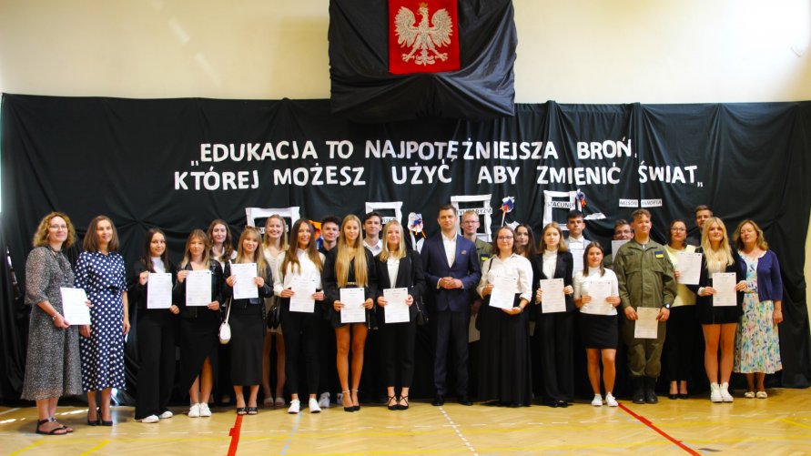 Rozpoczęcie roku szkolnego 2023/2024 w LO w Ozorkowie