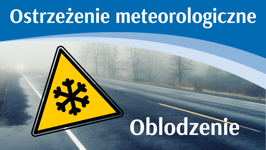 Ostrzeżenie meteo - oblodzenie (24.-25.11)