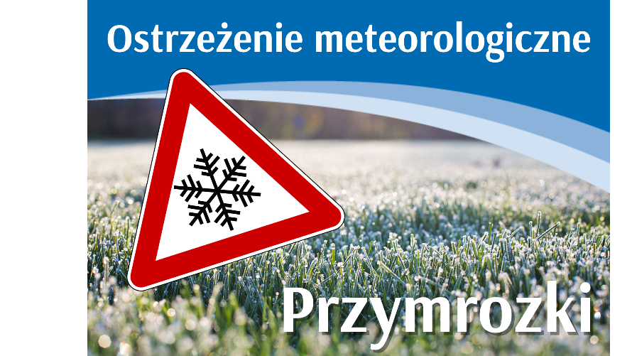 Ostrzeżenie meteo - przymrozki (23-24.04)