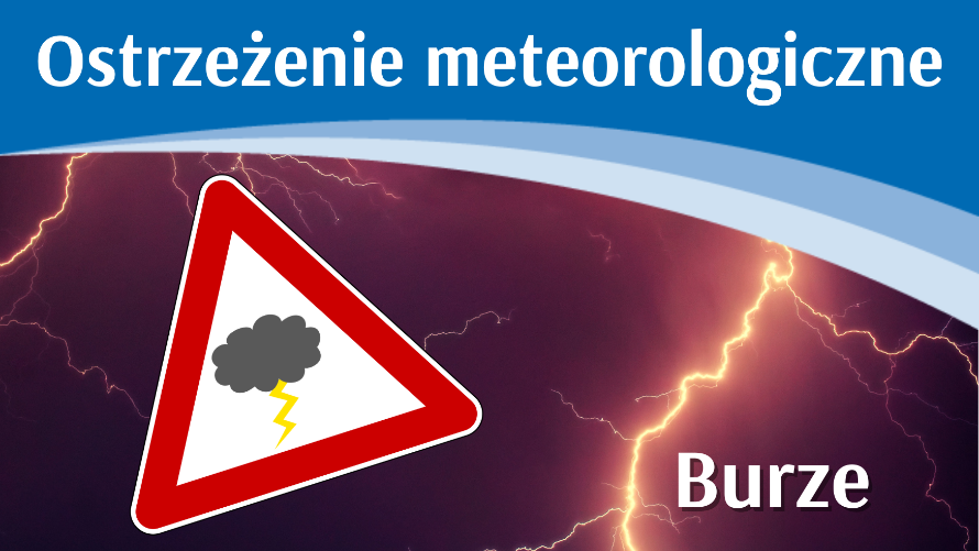 Ostrzeżenie meteo - burze (18-19.05) AKTUALIZACJA