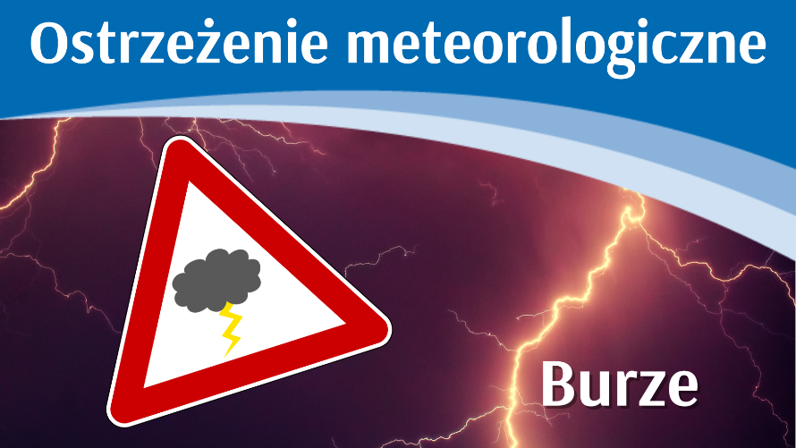 Ostrzeżenie meteo - burze (18-19.06) AKTUALIZACJA