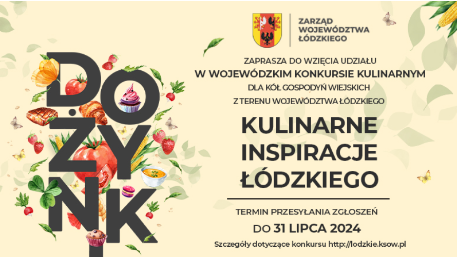 Łódzkie inspiruje kulinarnie - konkurs dla KGW