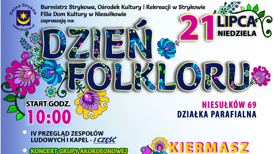 Fragment plakatu na Dzień Folkloru