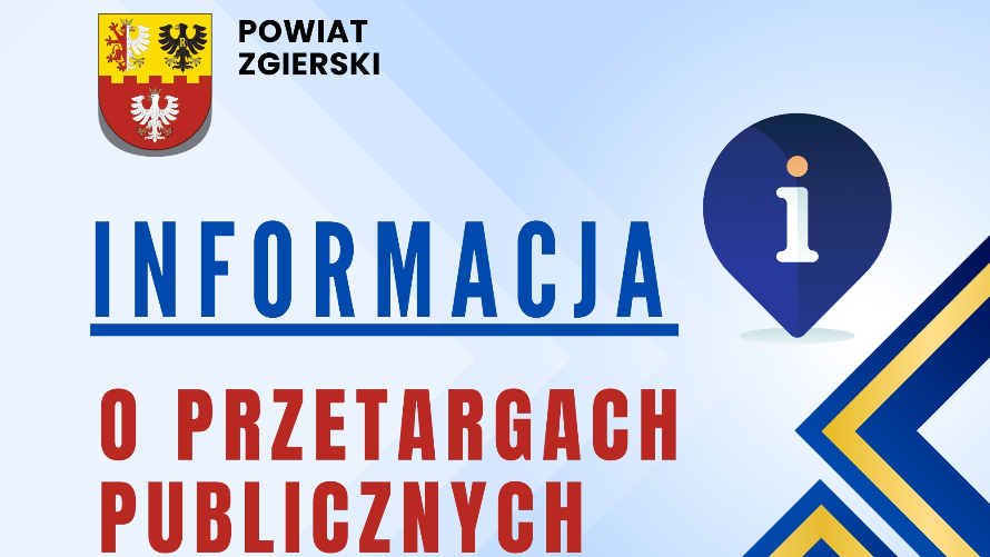 Grafika informacja o przetargach publicznych