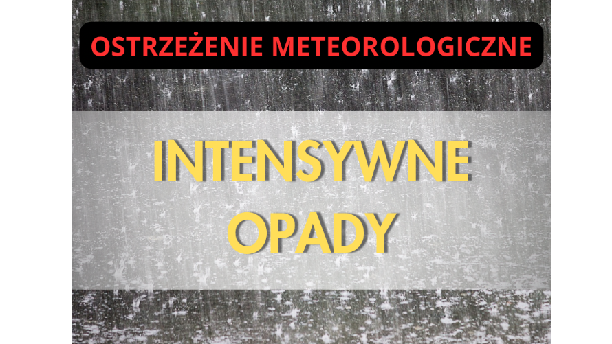 Ostrzeżenie: Intensywne opady
