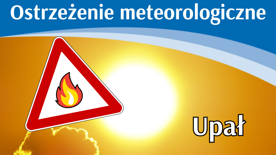  Ostrzeżenie meteorologiczne - upał (03-04 września)