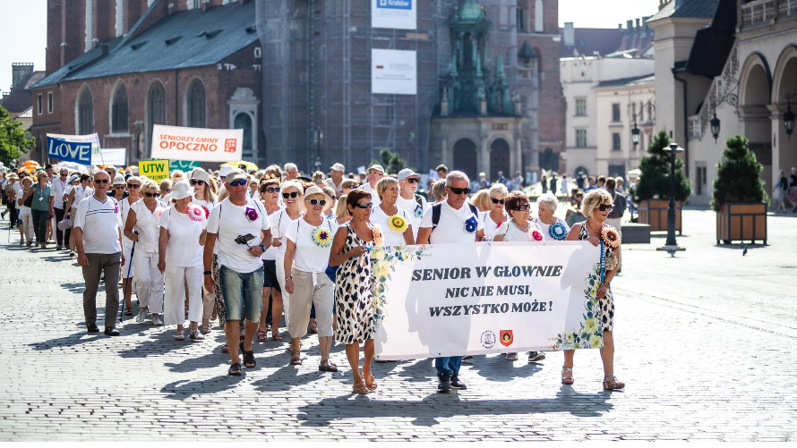 Seniorzy z Głowna w Krakowie. Fot. Stowarzyszenie Senior w Głownie