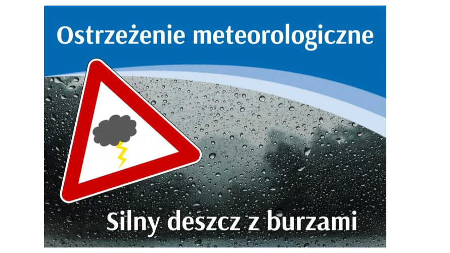 Ostrzeżenie meteo (15.09): Burze, ulewy, porywisty wiatr