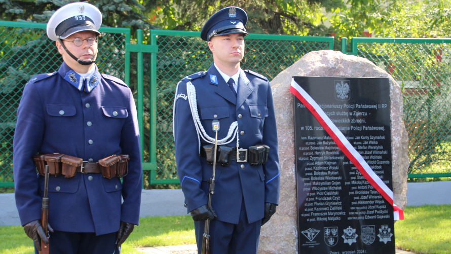 Ku pamięci zgierskich funkcjonariuszy Policji Państwowej