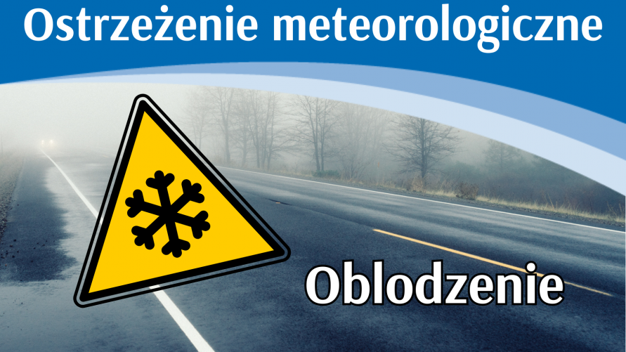 Ostrzeżenie meteorologiczne - GOŁOLEDŹ 