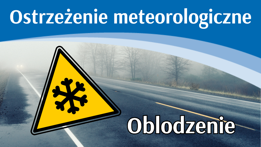 Ostrzeżenie meteo - Oblodzenie (22-23.11)