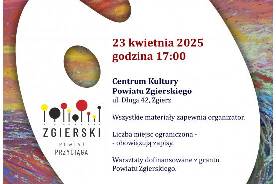 Fragment plakatu zapowiadającego warsztaty