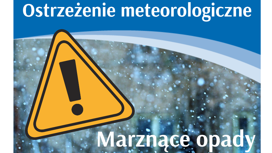 Ostrzeżenie meteorologiczne - marznące opady (13-14.12)