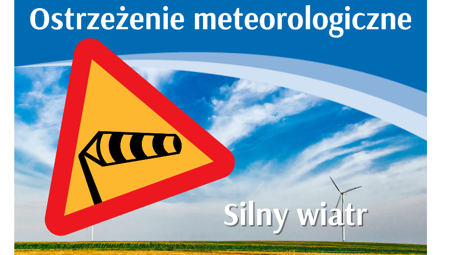 Ostrzeżenie meteorologiczne - silny wiatr (17-18 lutego) - aktualizacja
