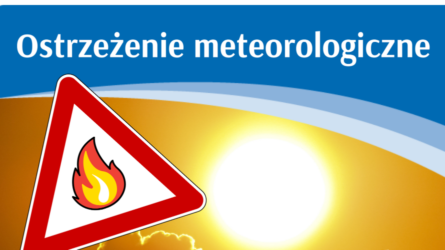 Ostrzeżenie - upał (25 - 28 czerwca)