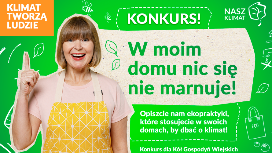 Konkurs dla Kół Gospodyń Wiejskich „W moim domu nic się nie marnuje”