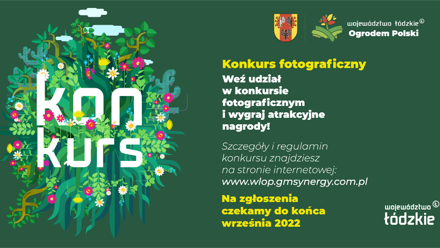 Grafika organizatora z informacją o konkursie