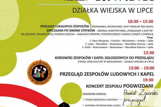 Plakat zapowiadający Dzień Folkloru