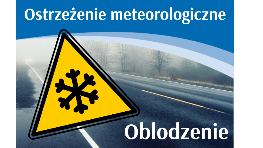 Ostrzeżenie meteo - Oblodzenie (24-25.11)