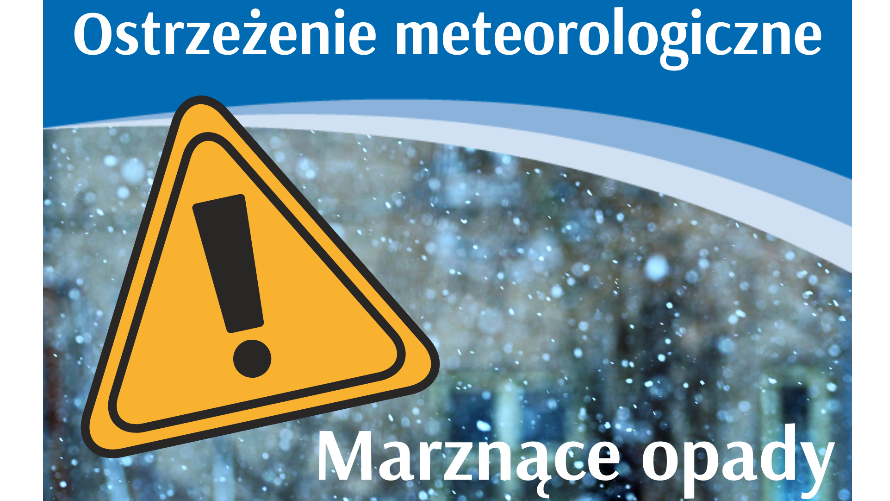 Ostrzeżenie meteo - Opady marznące (2-3.12.2022) 