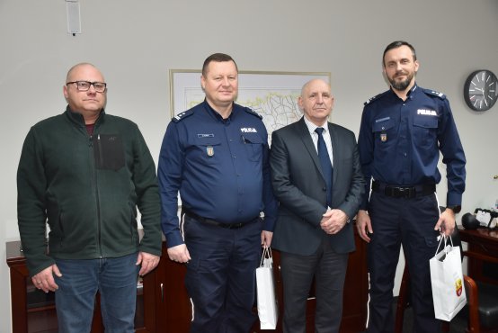 Spotkanie w gabinecie Starosty Zgierskiego